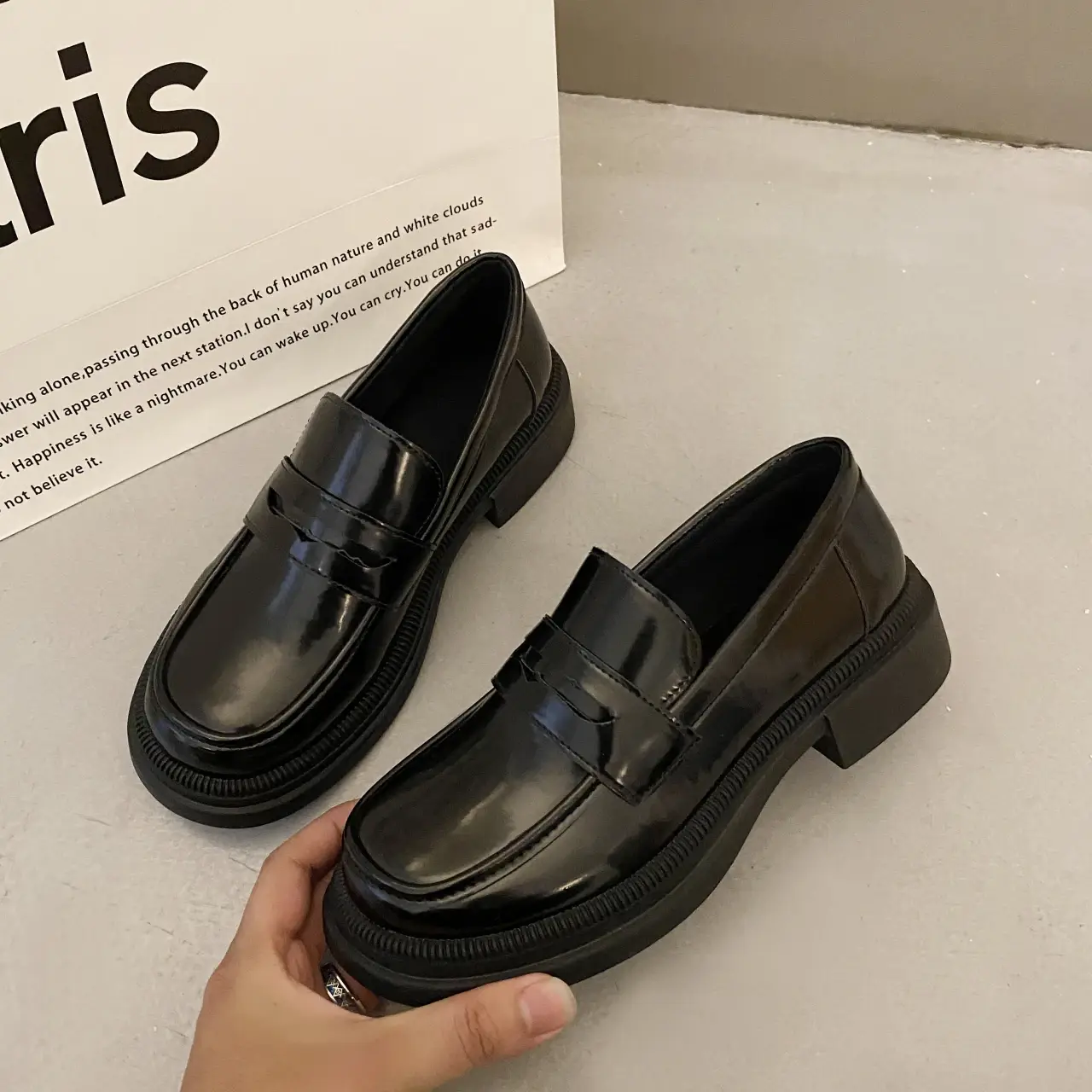 Loafers Women Round Toe