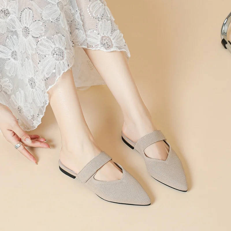 Women's Pointed-Toe Mules, Women's Closed-Toe Flat