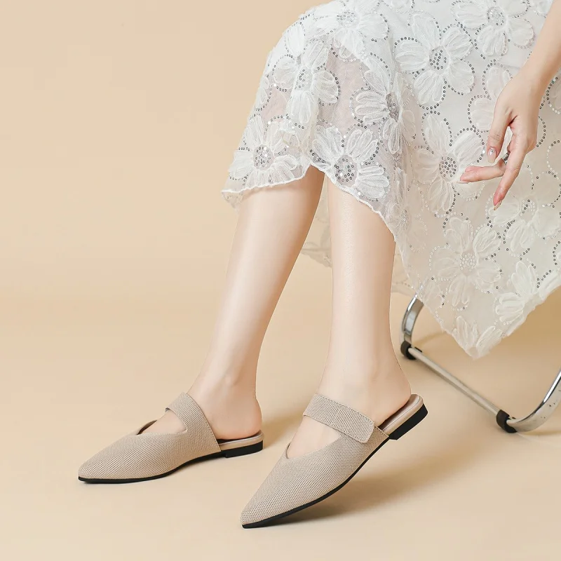 Women's Pointed-Toe Mules, Women's Closed-Toe Flat