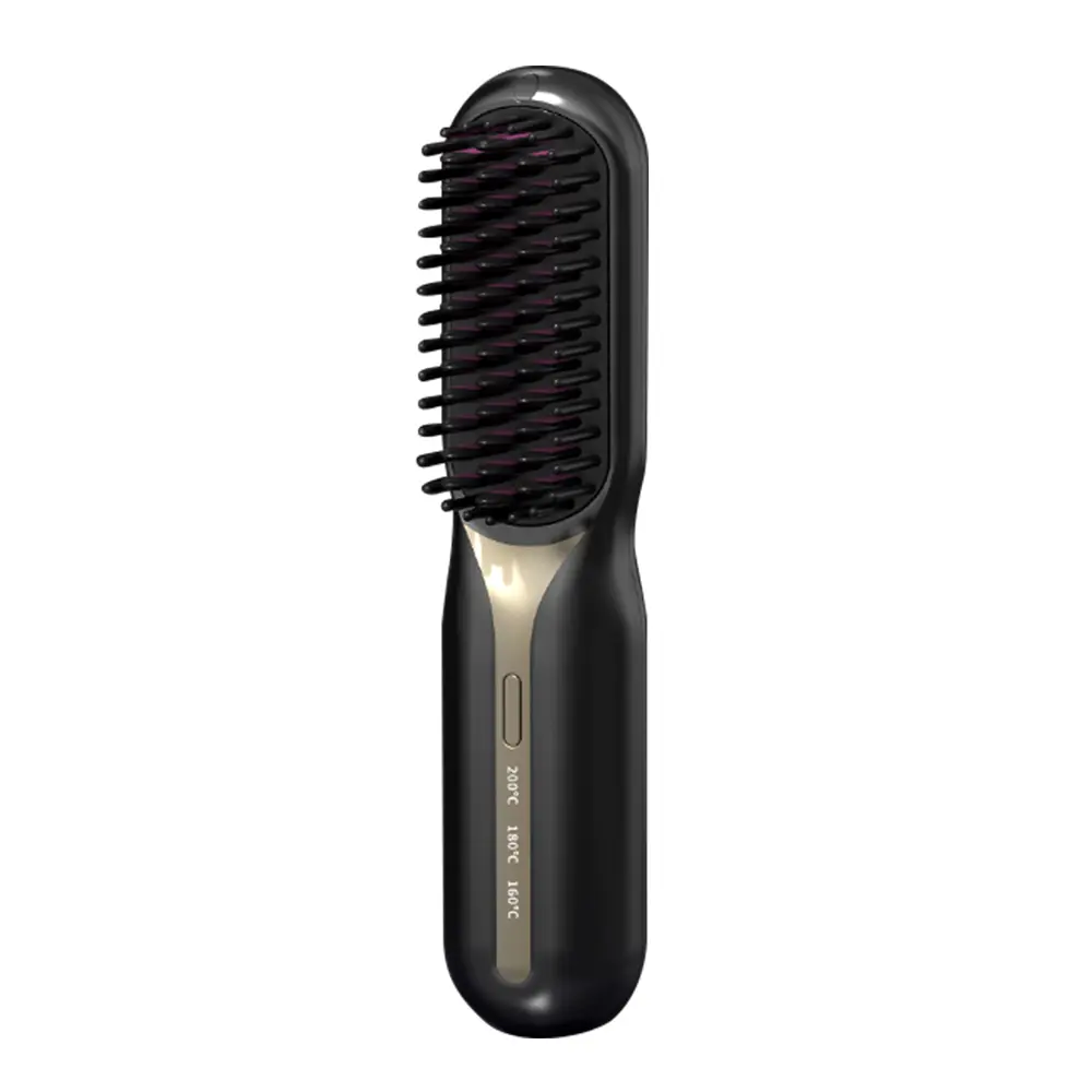 Cordless Hair Straightener Heating Comb Profession...