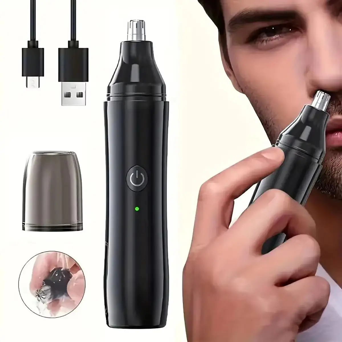 Professional Nose Hair Trimmer Clean Precise Trimming For Effortless Grooming