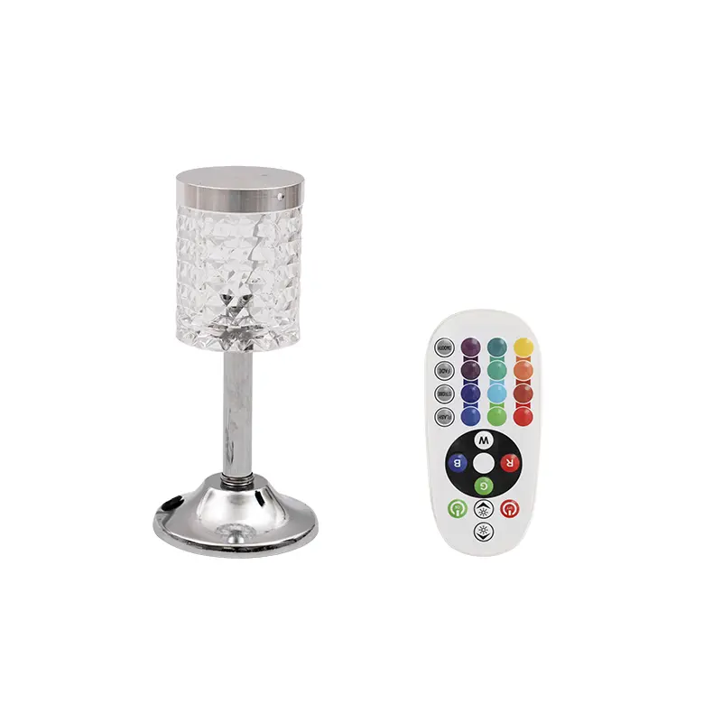 Mini Diamond Atmosphere Desk Lamp USB Plug Decorative Bedroom Crystal Kids Gift Night Light