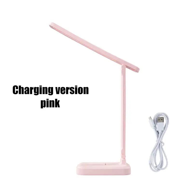 USB LED Folding Desk Lamps Touch Dimmable 5V Eye Guard Protection Reading Table Lamp Room USB Rechargeable