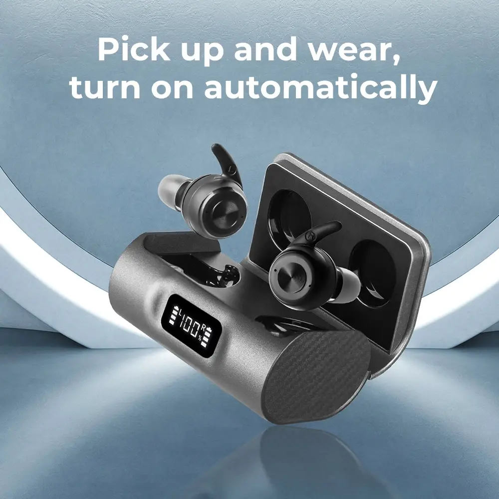 Digital Hearing Aid for Elderly Deafness Bluetooth Rechargeable Hearing Device Deaf Sound Amplification Equipment No whistling