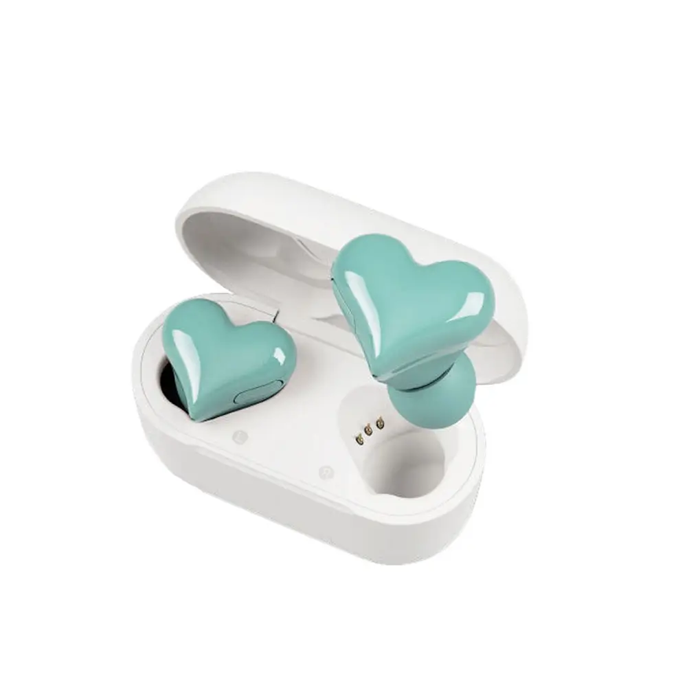 Bluetooth Wireless Headphones Heart Shaped Earphones Earphone High Quality Heart Earbuds
