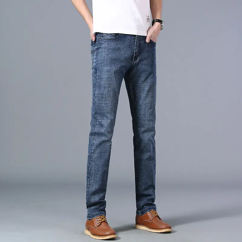 Men's Vintage Jeans Slim Casual Quality Pants