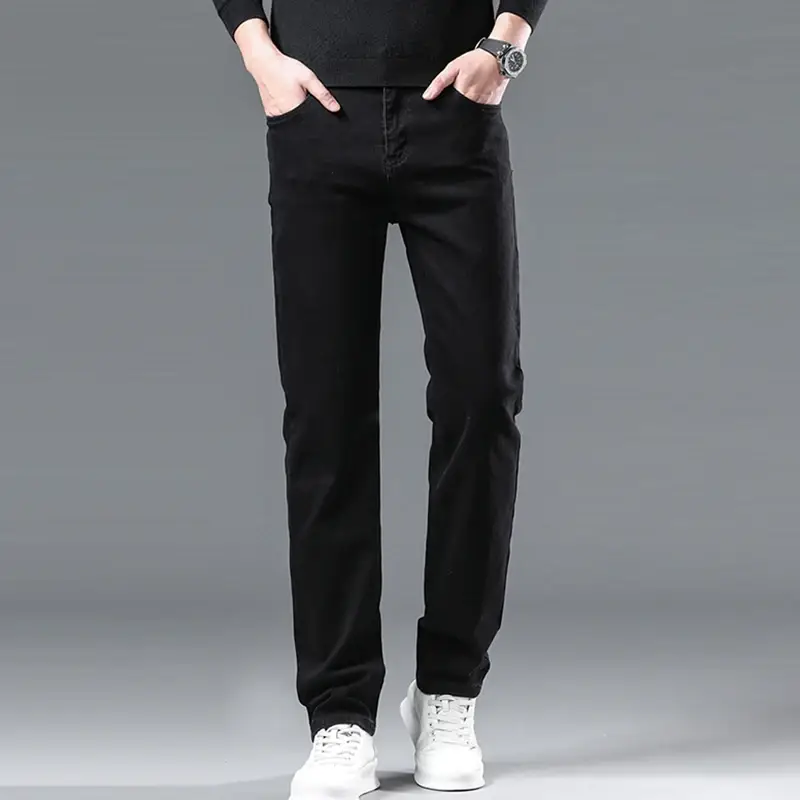 Men Casual Stretch Jeans Male Fashion Classic Busi...