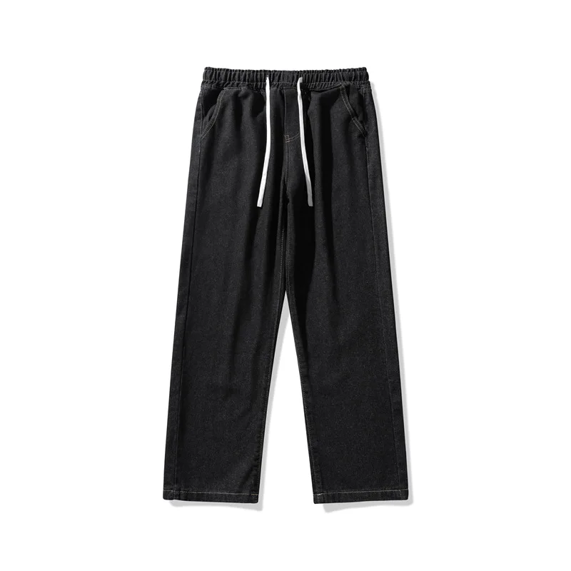 Men's Jeans Casual Straight Stretch Fashion Classic Denim Trousers Male