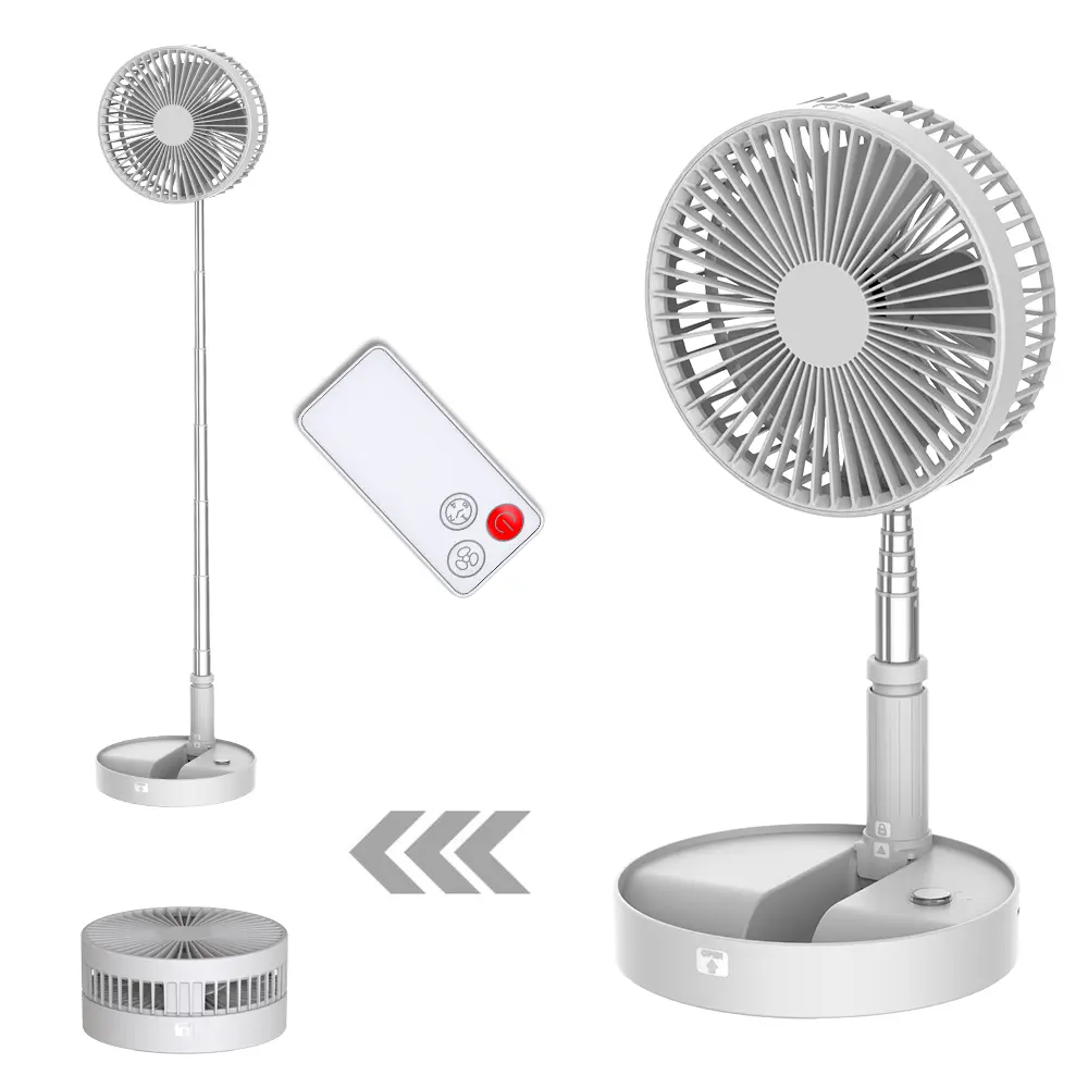 Desktop/Table Fan, Foldable Portable Travel Fan, Battery Powered