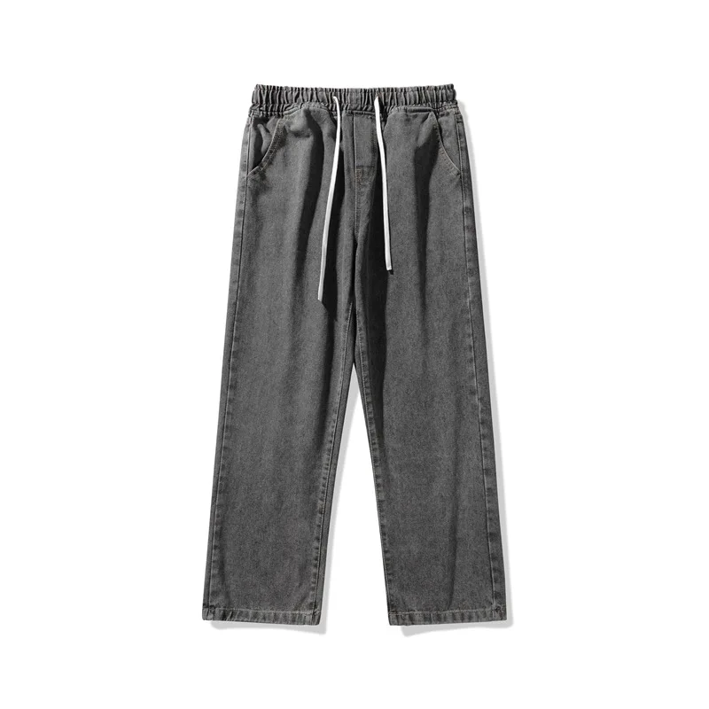 Men's Jeans Casual Straight Stretch Fashion Classic Denim Trousers Male