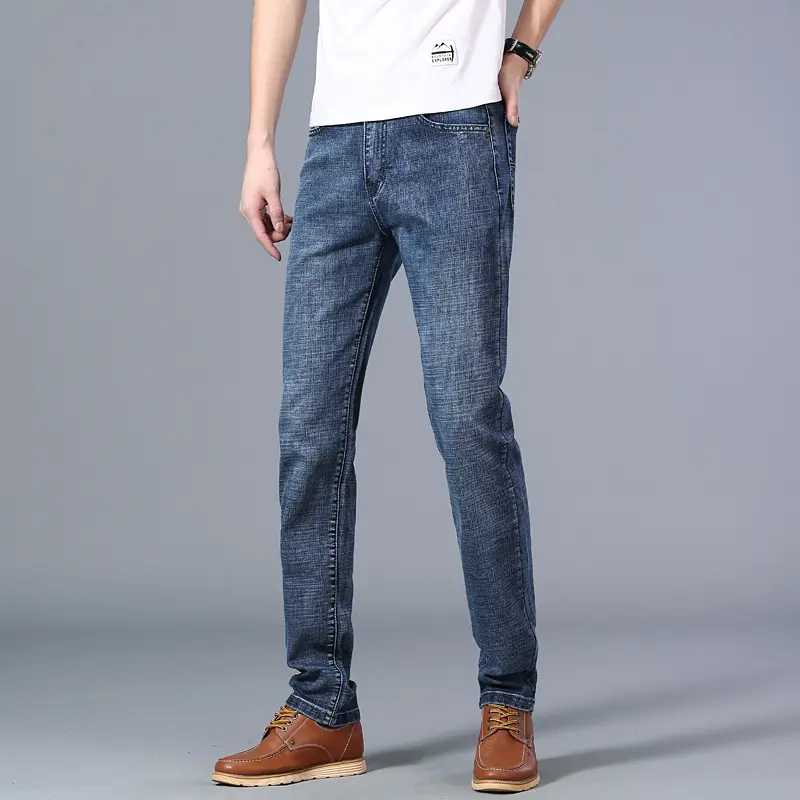 Men's Vintage Jeans Slim Casual Quality Pants