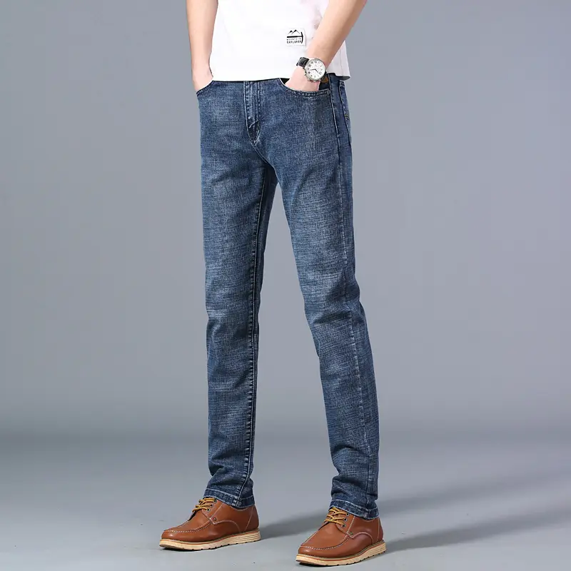 Men's Vintage Jeans Slim Casual Quality Pants