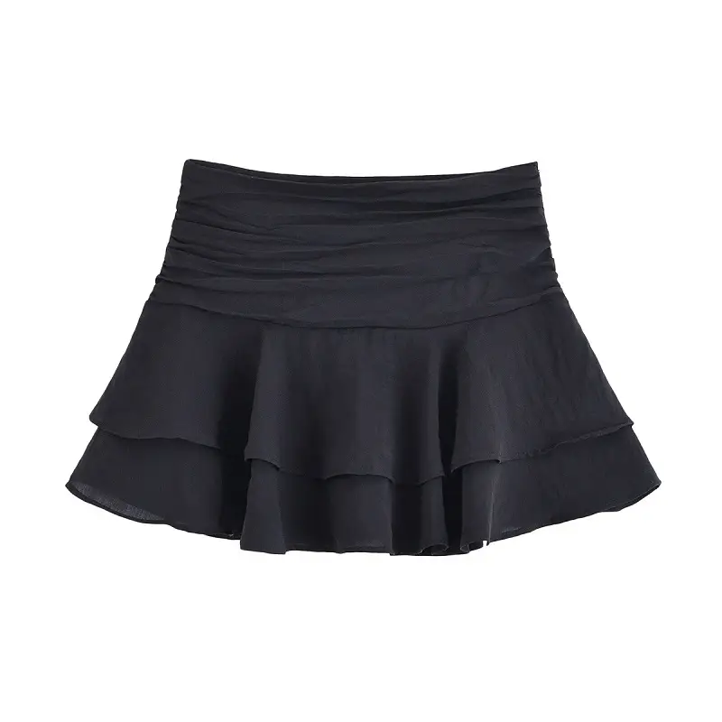 Ruffle Skort For Women Fairy Layered Mini Skort Su...