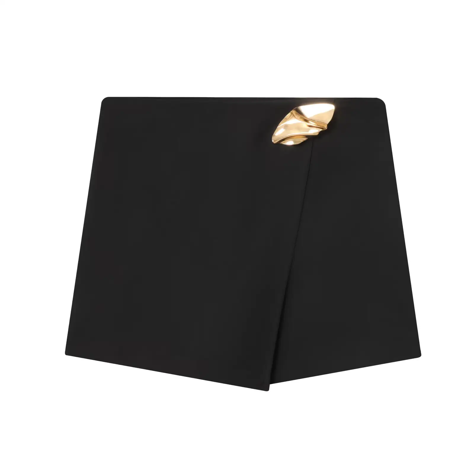 Women's Skorts Casual Autumn Asymmetric Skort With Applique High Waist