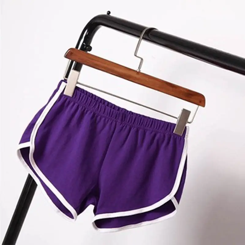 Sports Shorts Women Anti Emptied Skinny Shorts Casual Lady Elastic Waist Beach Correndo Short