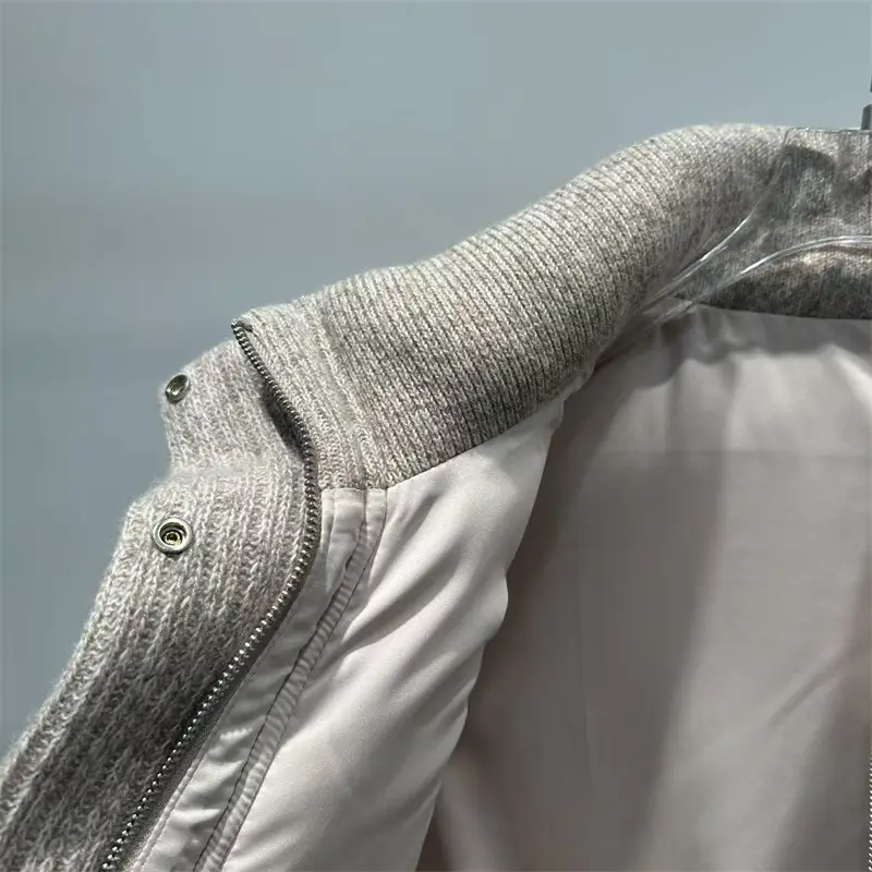 New Winter Women's Stand-Up Collar Cashmere Knitted Vest