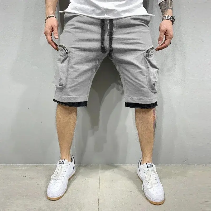 Men Multi-Pocket Sports Cargo Shorts