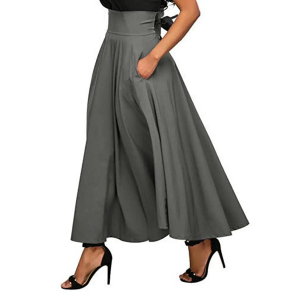 Big Swing Half Skirt High Waist Bow Elegant And Thin  High Quality