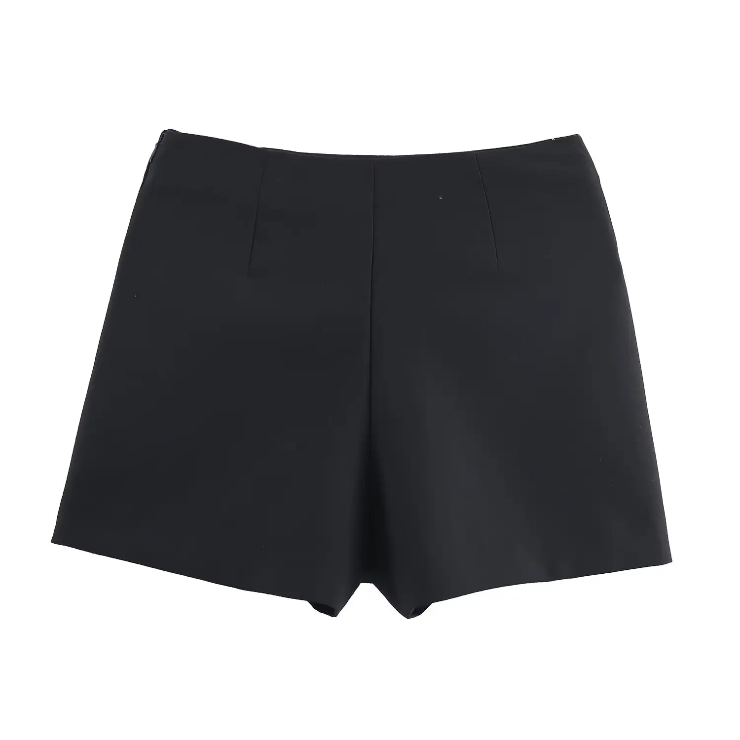 Women's Mini Skort Solid Color Asymmetrical Female...