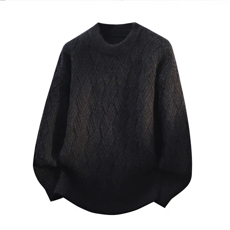 Warm Knitted Pullover Men's O-Neck Casual Sweater High-Quality Men's Pullover