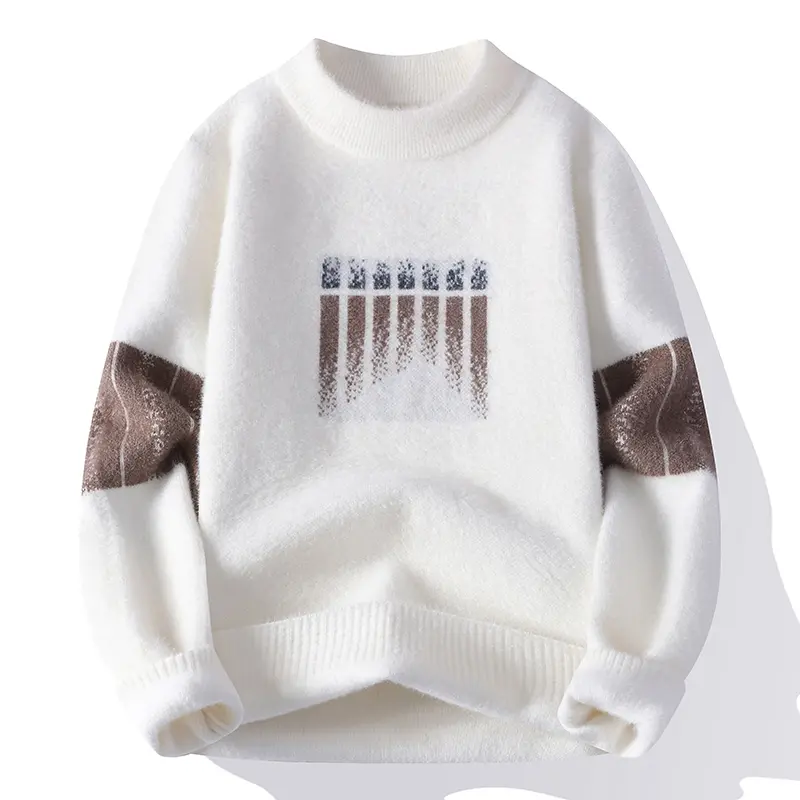 Tops Handsome Pullover Men Sweaters Grade Thick Warm Sweater