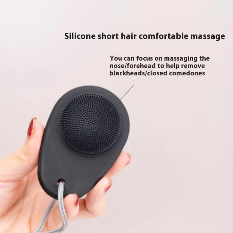 Double-Sided Face Brush 2-in-1 Exfoliating & Massage Tool Spa Wrist Washband Silicone Cleansing Brush For Deep Pore Clean