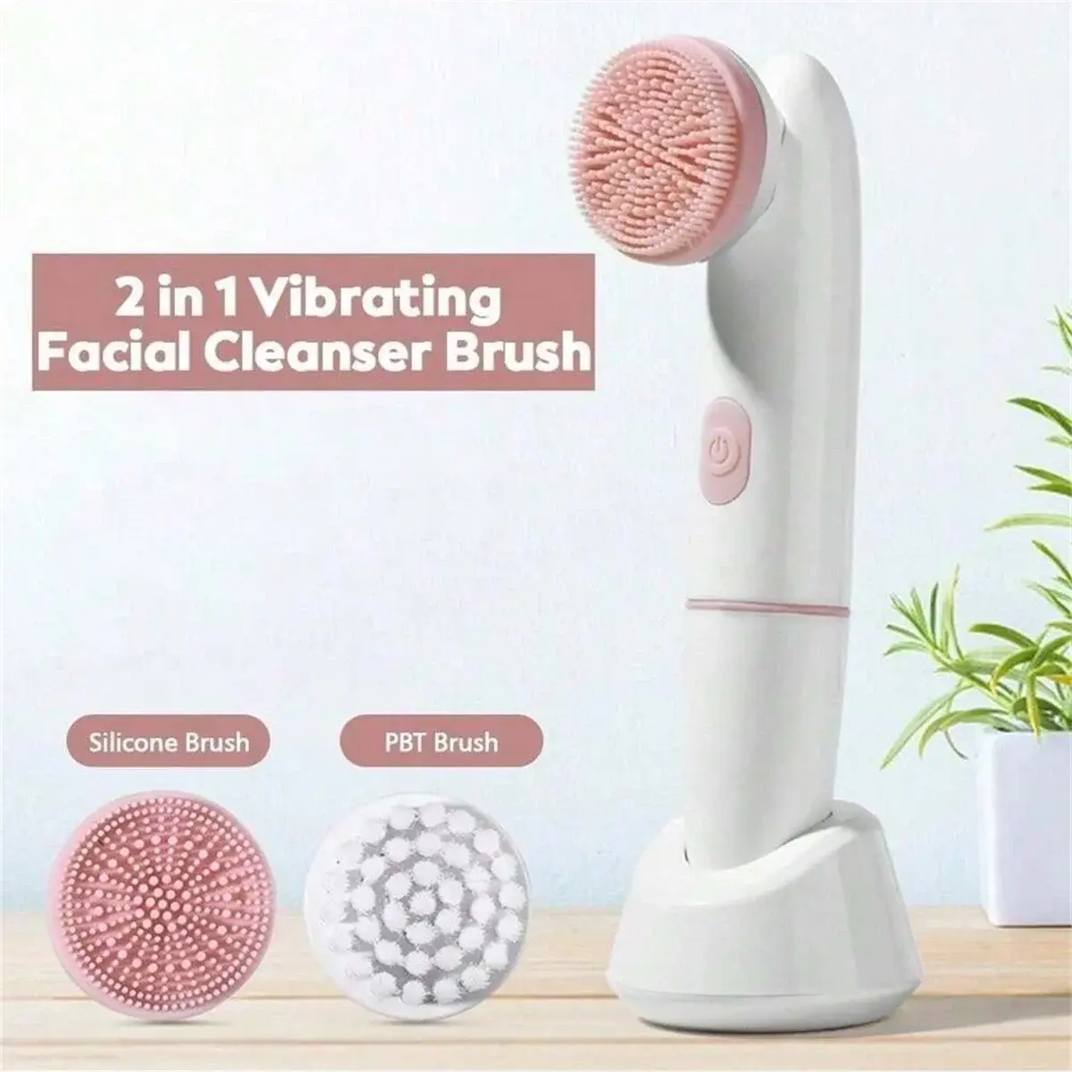 Face Beauty Electric Facial Cleaning Brush Facial Exfoliator Sonic Vibration Rotating Facial Cleanser Skincare Tools
