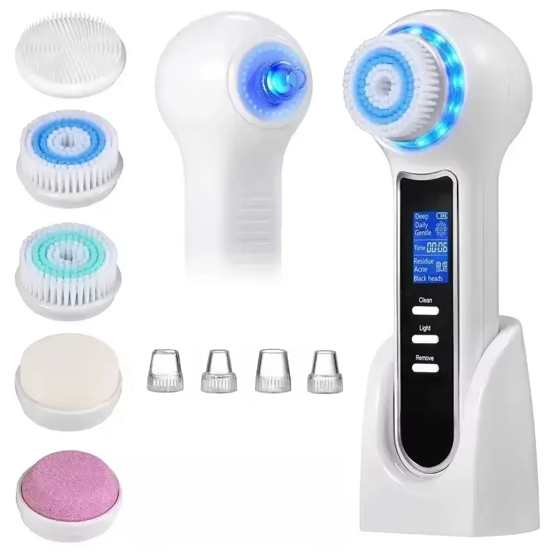 5 In 1 Electric Facial Cleansing Brush Blackhead R...