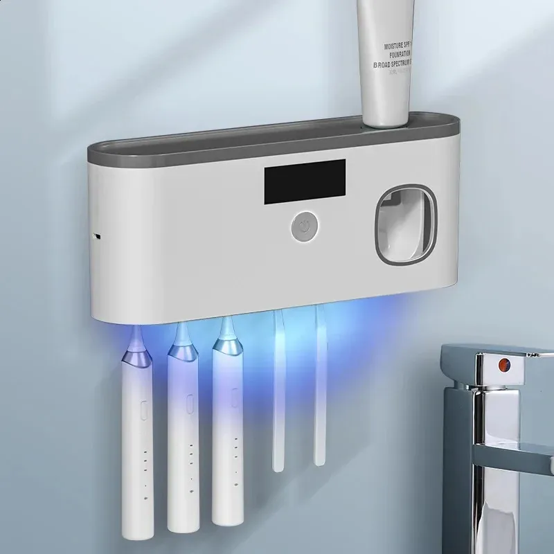 Wall Mounted Toothbrush Holder Without Drilling To...