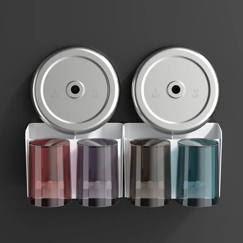 Toothbrush Tooth Brush Holder Bathroom Accessories Shelf Wall Mount Holder Set Washroom