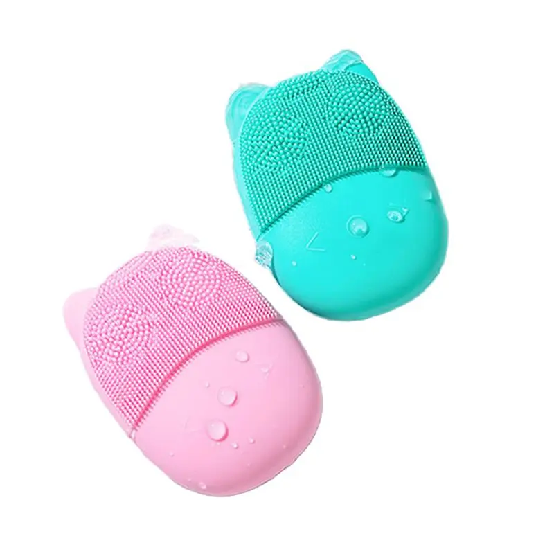 Silicone Electric Facial Cleanser USB Rechargeable Face Cleansing Devices Brush Skin Deep Vibration Massage Facial Cleanser