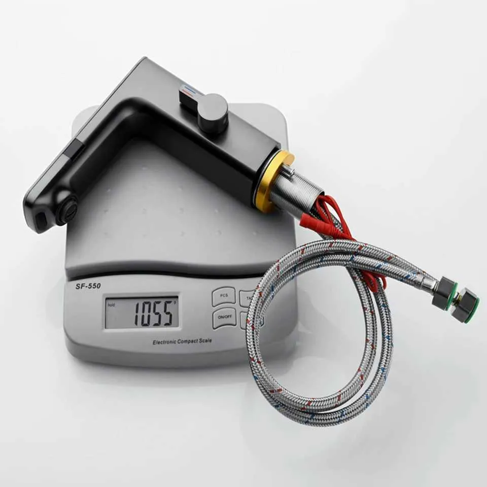 Bathroom Sink Faucets Smart Sensor Basin Faucet LCD Digital Display Screen