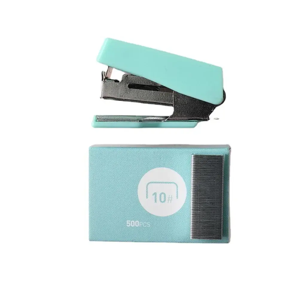 Cute Mini Stapler Metal Stapler Set Cute Stationer...