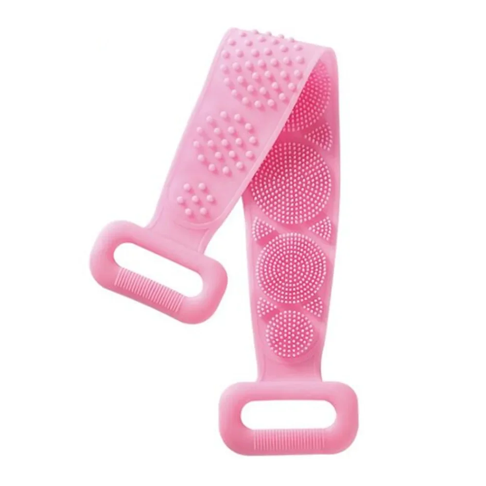 Silicone Body Scrubber Back Massage Exfoliating Ba...
