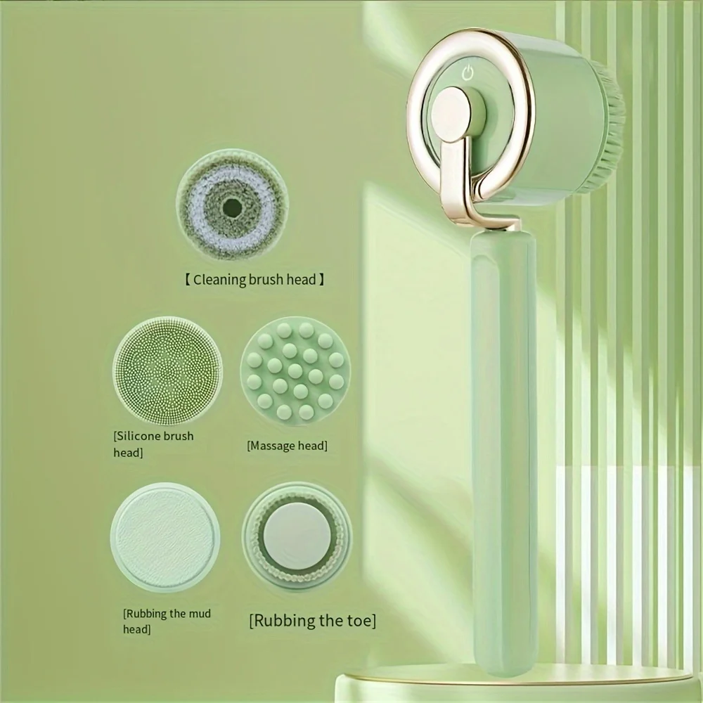Electric Bath Brush Rechargeable Multifunction Lon...