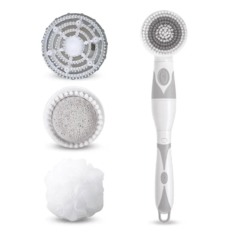 Multifunction Electric Bath Brush Massager Long Ha...