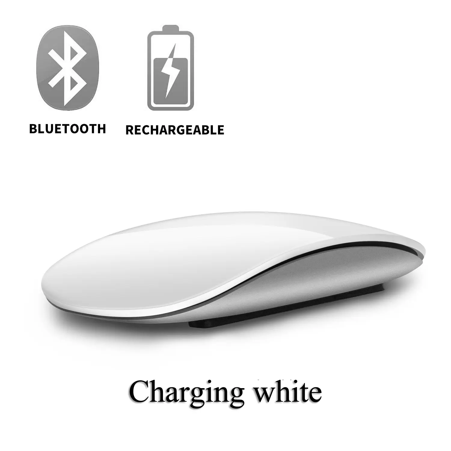 Bluetooth Wireless Mouse Wirelesss Rechargeable Si...