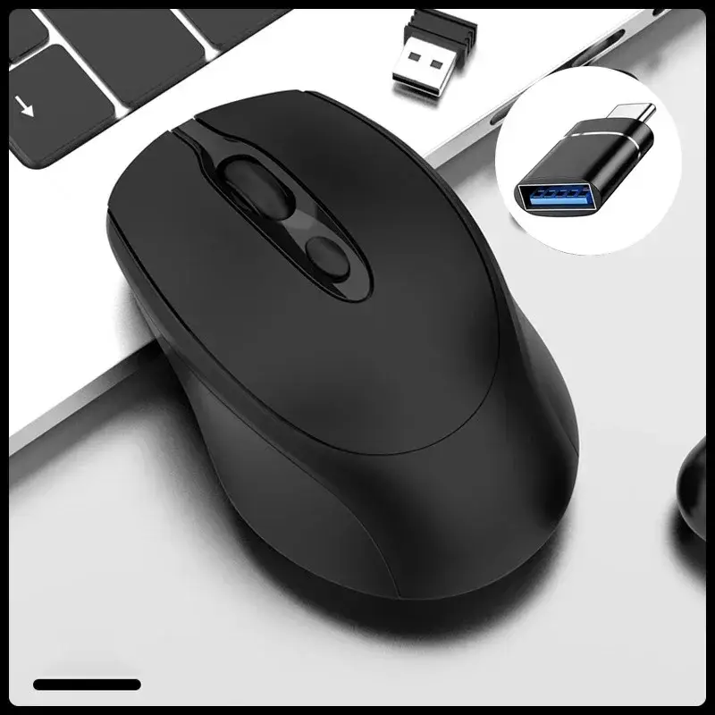 Wireless Computer Mouse Rechargeable Bluetooth-Com...