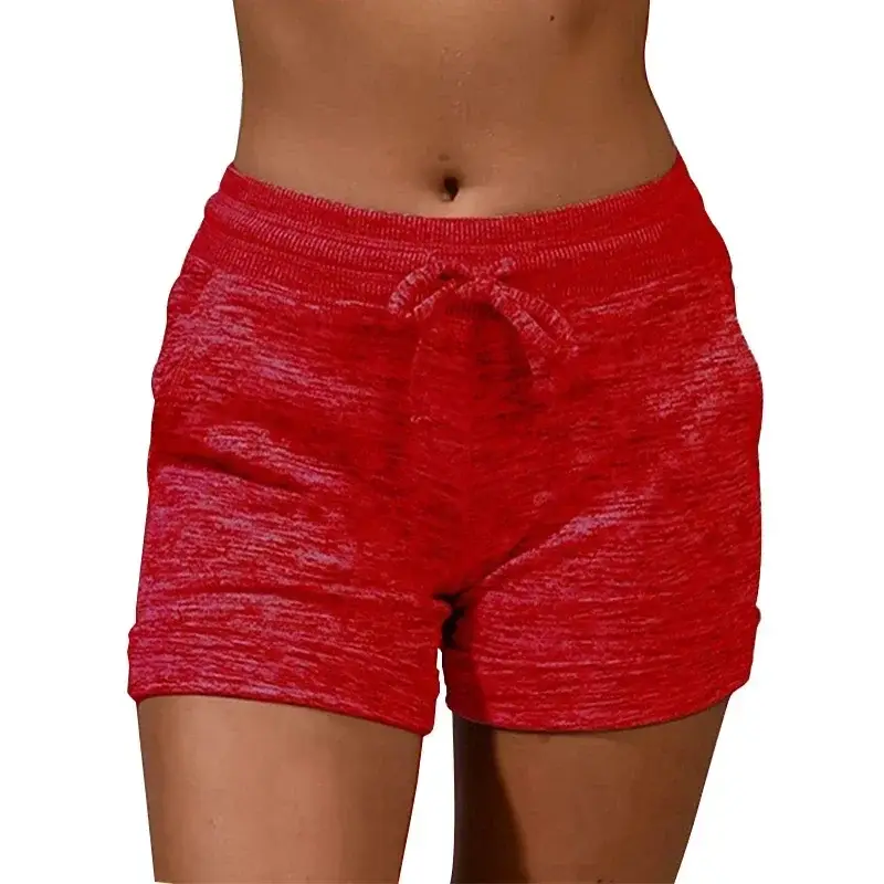 Line Art Athletic Shorts Breathable Cotton-Like Workout