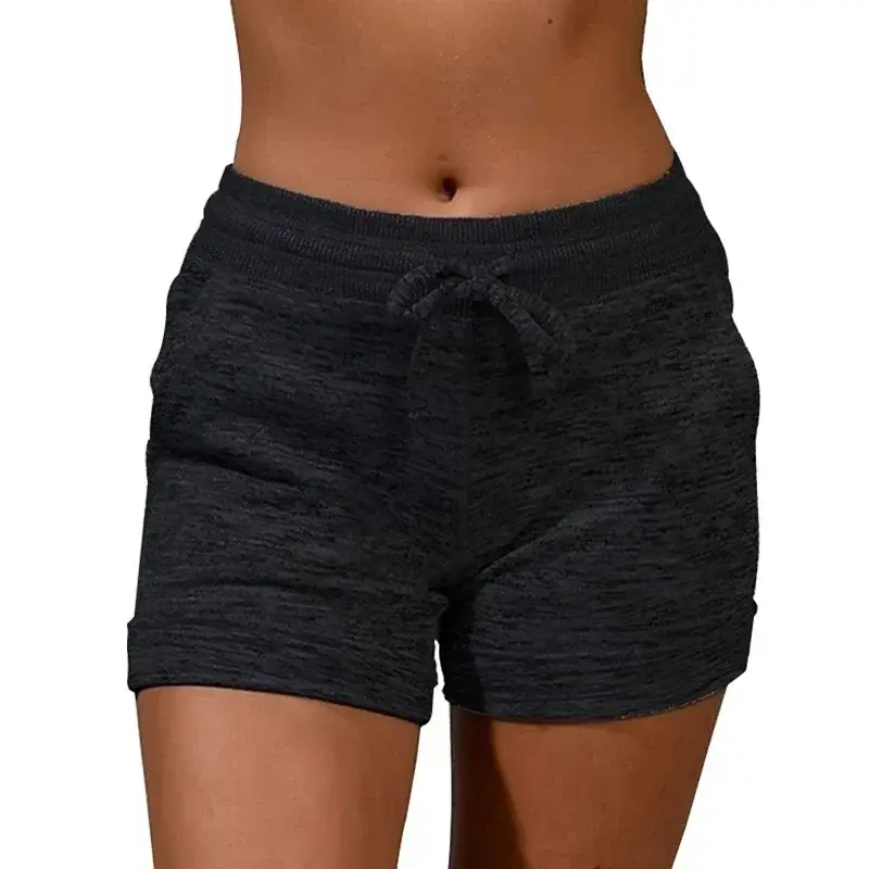 Line Art Athletic Shorts Breathable Cotton-Like Wo...
