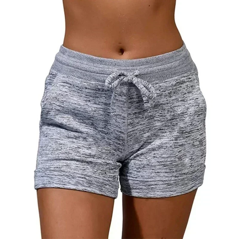 Line Art Athletic Shorts Breathable Cotton-Like Workout