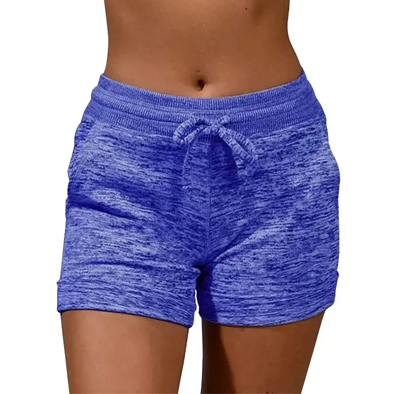 Line Art Athletic Shorts Breathable Cotton-Like Workout