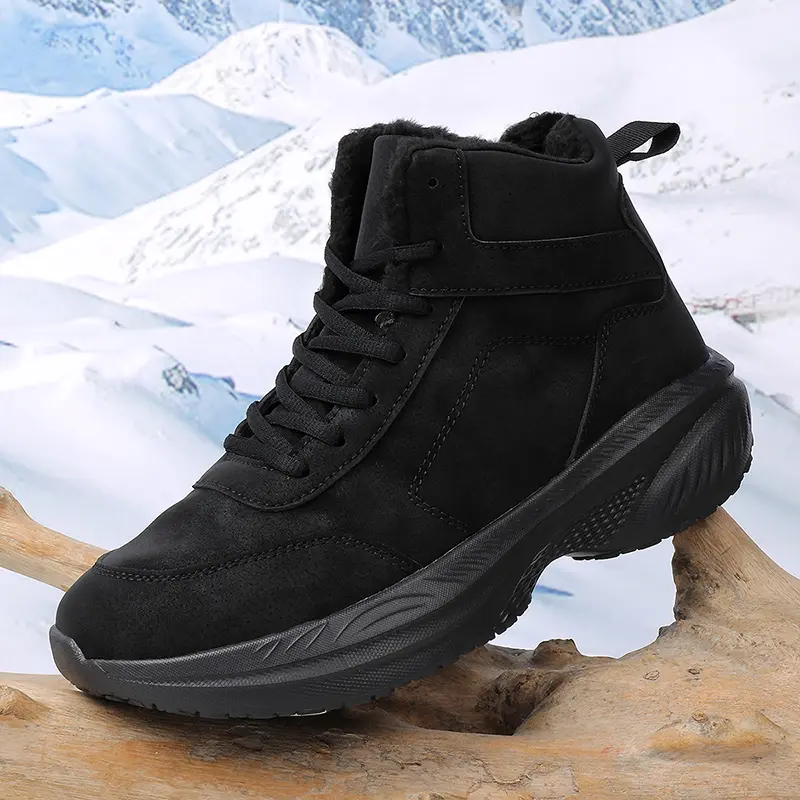 Winter Men's Boots Warm Plush ...