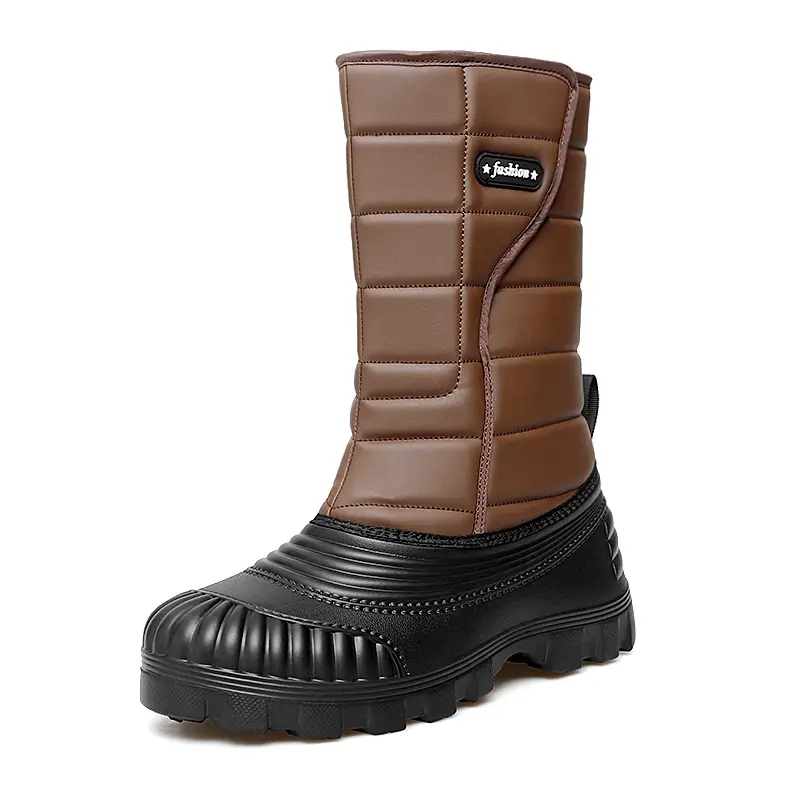 Winter Men Snow Boots Platform ...