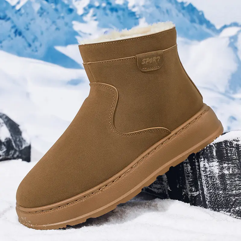 Winter Men Shoes Warm Fur ...