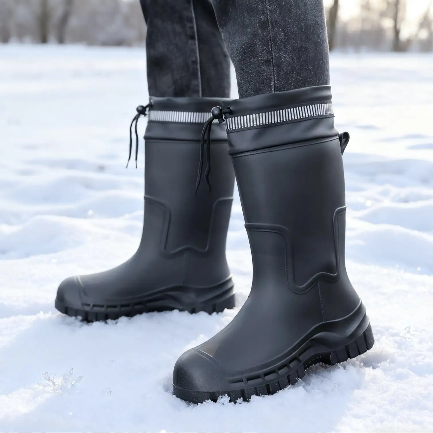 Men's Snow Boots, Waterproof, Non-Slip, ...