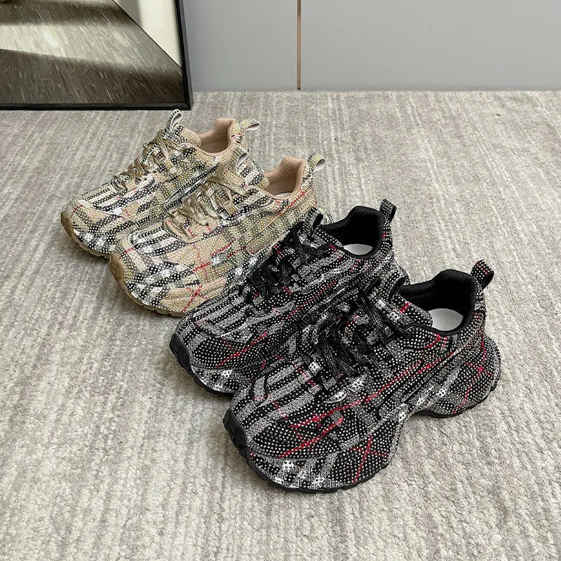 Dad Shoes Women's Style Lightweight Soft-Sole Ultra-Light Thick-Sole Athletic Shoes