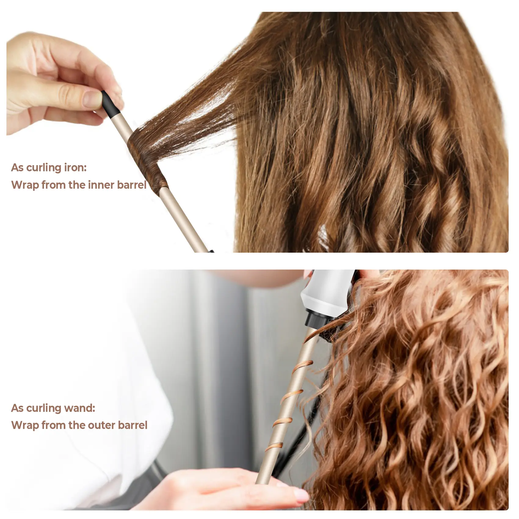 Mini Hair Curling Iron Curler Wand Professional Curly Tongs Ceramic Electric Salon Styling Tool Small Crimping Iron