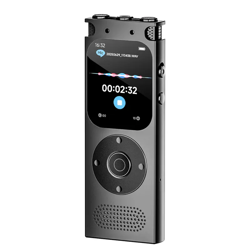 Digital Voice Recorder With Lossless Audio And Built-In Speaker