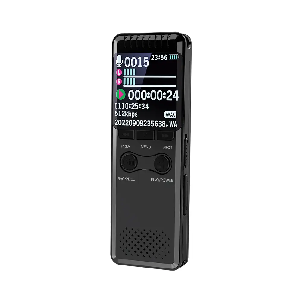 The Voice Recorder Features A High-Capacity Batter...